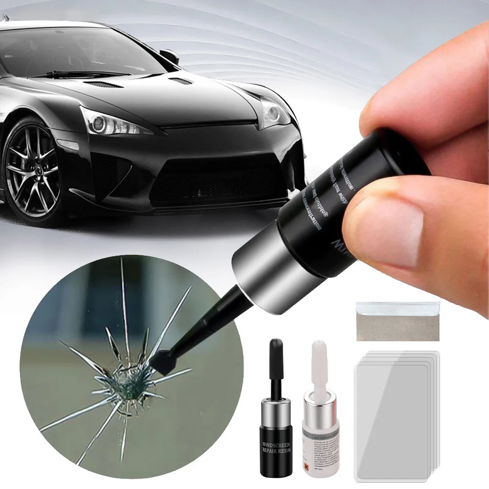 diy car windshield cracked repair tool window phone screen kit curing glue auto glass scratch restore set new multipurpose free global shipping