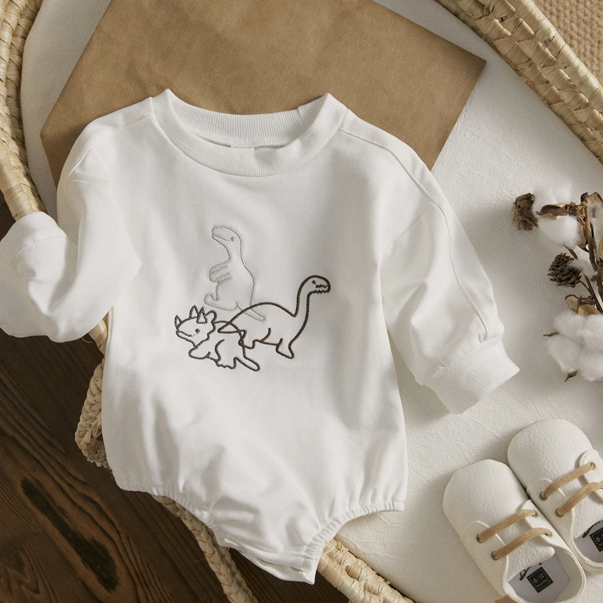 Детский комбинезон с длинным рукавом на возраст 0-18 месяцев |