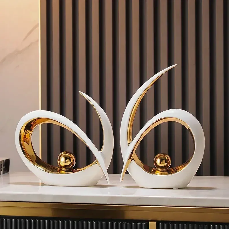 Роскошные керамические украшения Huiyan металлические в виде ракушек круглые для