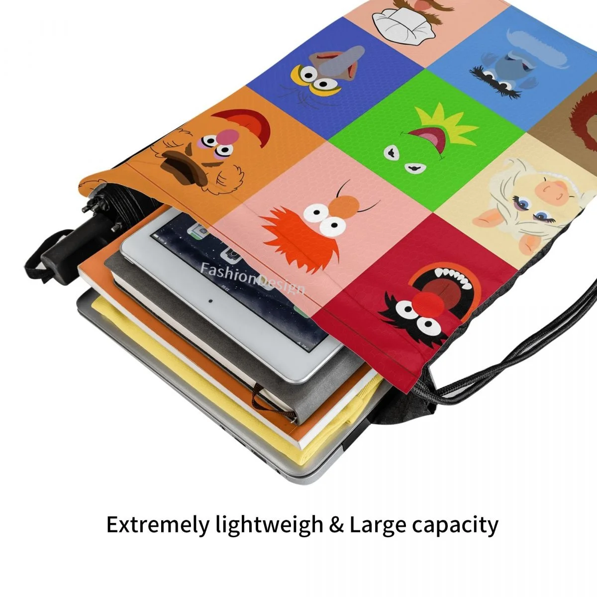 Милые сумки на шнурке Улица Сезам Многофункциональный переносной рюкзак для