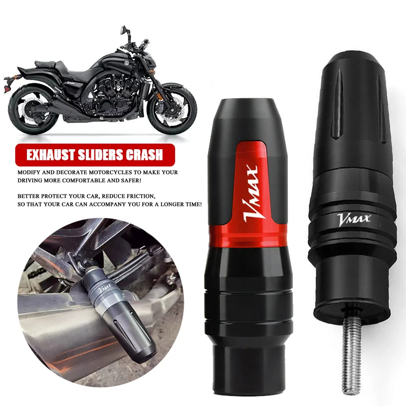 

FOR YAMAHA V-MAX VMAX 300 1200 1700 Motorbike CNC accessories Exhaust Frame Sliders Crash Pads Falling Protector