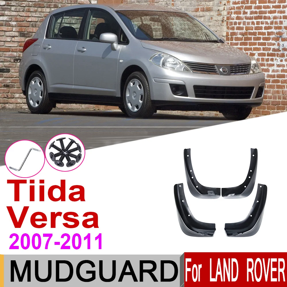 

Брызговики для Nissan Tiida C11 Versa латио 2011 ~ 2007, брызговики, аксессуары 2012 2011 2010 2009