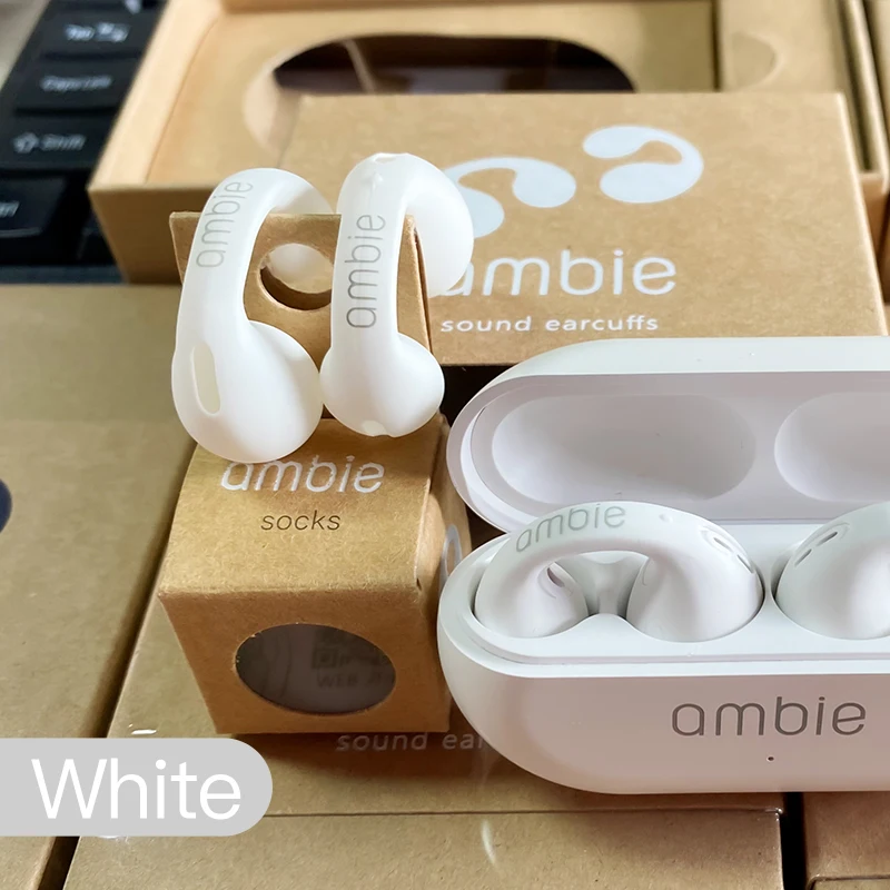 

Чехлы для наушников Ambie со звуком 1:1, беспроводные наушники с защитой Bluetooth, силиконовый чехол, гарнитура, наушники