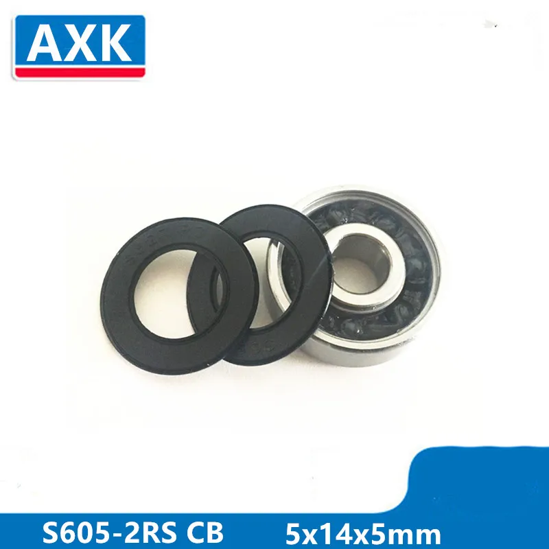 

Axk S605-2rs Stainless Steel 440c Hybrid Ceramic Deep Groove Ball Bearing 5x14x5mm S605-2rs Cb Abec-5