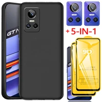 5 in 1 matte case glass for realme gt neo 3 5g soft tpu phone cases realmi gt neo2 2t gt2 pro oppo realme gt neo3 3t cover