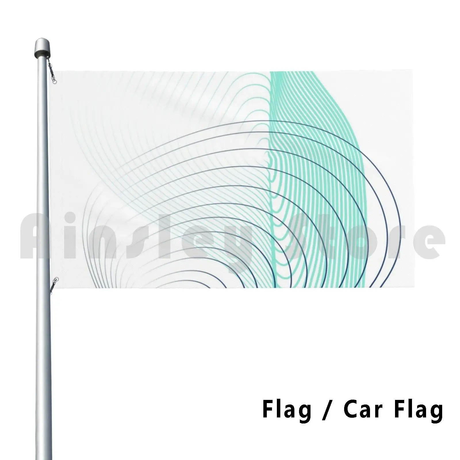 

Флаг автомобиля Ziggyziggi абстрактная форма 446 абстрактная Форма s абстрактная художественная гармография современный дизайн