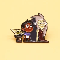 dear you owl magic club cartoon brooch fantasy adventure anime metal badge coat hat accessories bag a gender pin special gift