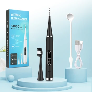 Electric Teeth Tartar Cleaner Dental High Frequency Vibration for Calculus Plaque Stains Removal Tooth Brush Teeth Whitening 1