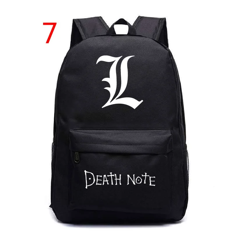

Het Anime D-Death Note Printing Backpack Student Bags School Bag Teenager Girls and Boy Backpack Leisure Travel Bags