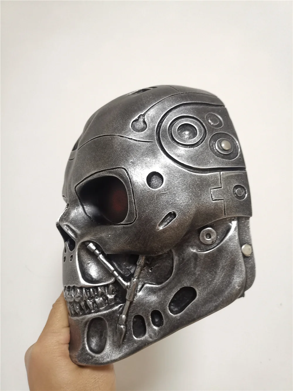 Высококачественная Байкерская маска T800 в стиле стимпанк череп классные Мужские