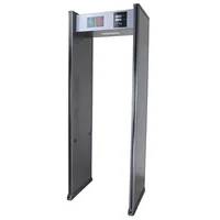 6 zone high sensitivity security equipment arch door frame gate walk through metal detector