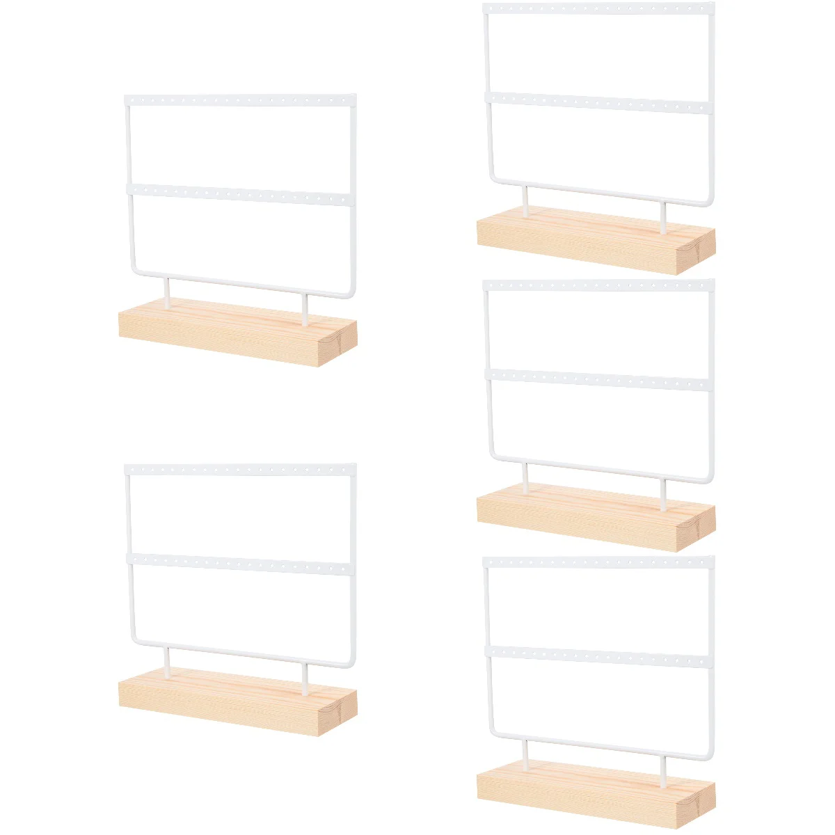 5pcs Organizer Earring Studs Display Holder Stand Earrings Display Stand