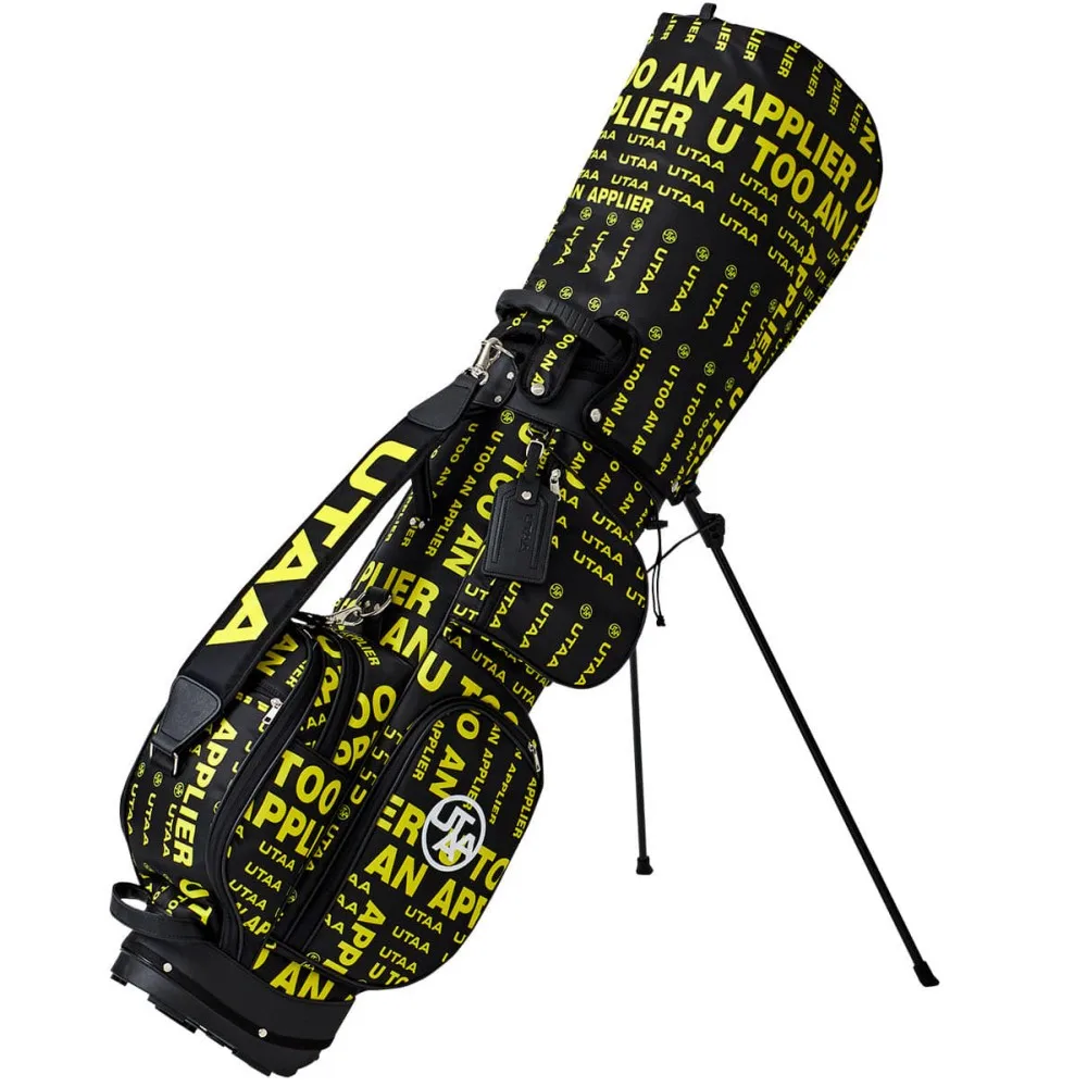 UTAA Golf Bag Golf Club Bag Holder Trolley with Wheels Standard Lightweight Material 4 Shape Official Design