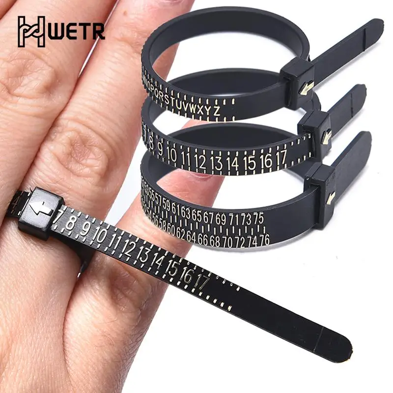 

Ring Sizer Measure US/Europe/UK Tape Ruler Finger Measuring Tape Ruler Official Finger Jewelry Measure Gauge Tool