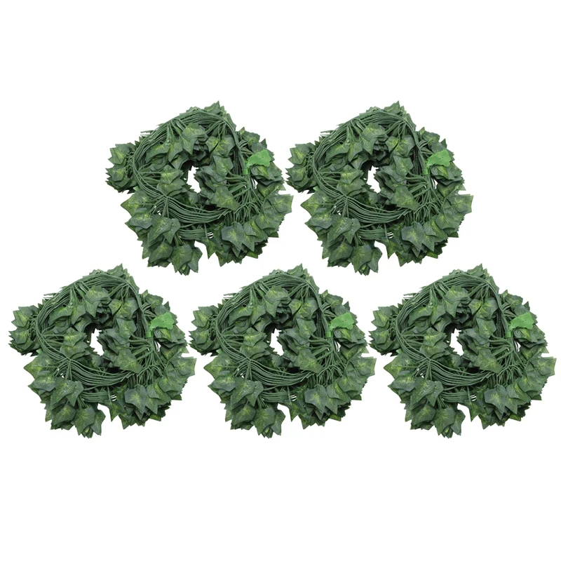 

60 X Artificial Plants Of Vine False Flowers Ivy Hanging Garland For The Wedding Party Home Bar Garden Wall Decoration