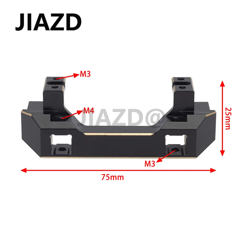 

Сервопривод передний медный кронштейн TRX-4 T4 фиксированный бампер для сиденья черный золотой