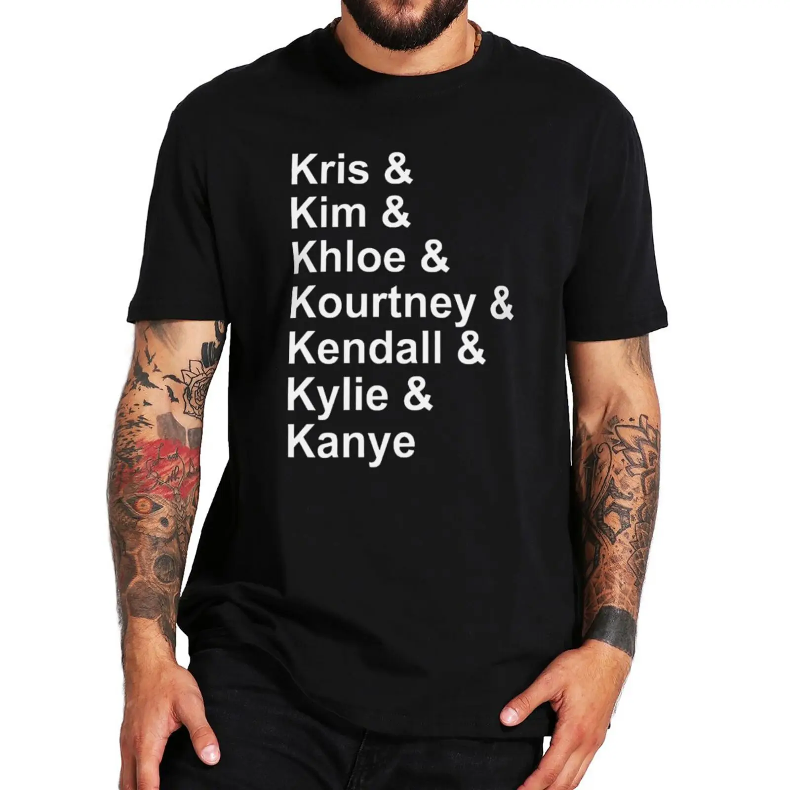 

Kim Kris Kylie Khloe Kendal Kourtney Kanye T Shirt The Kardashians 2022 American Reality TV Series Unisex Tshirt 100% Cotton