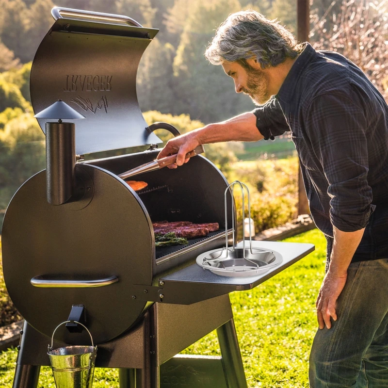 652D Вертикальный держатель для жареной курицы Складной