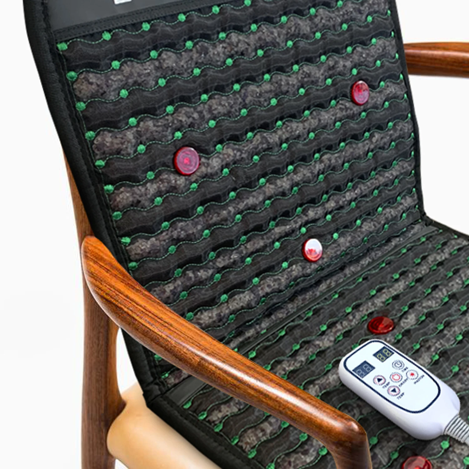 

Custom Single Double Anti-aging Massage Pemf Amethyst Far Infrared Heating Mat