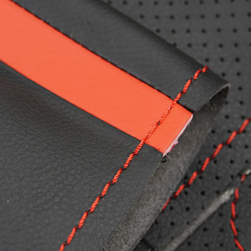 Ручные пледы Автомобильный Стайлинг Кожаный чехол на руль для Audi A3 S3 8Y A4 B9 S4 A5 8W6 S5