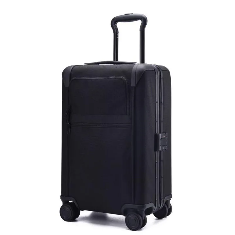 

TRAVEL TALE 20"24" Spinner Black Carry On Hand Luggage Travel Case Business Boarding Suitcase On Wheels