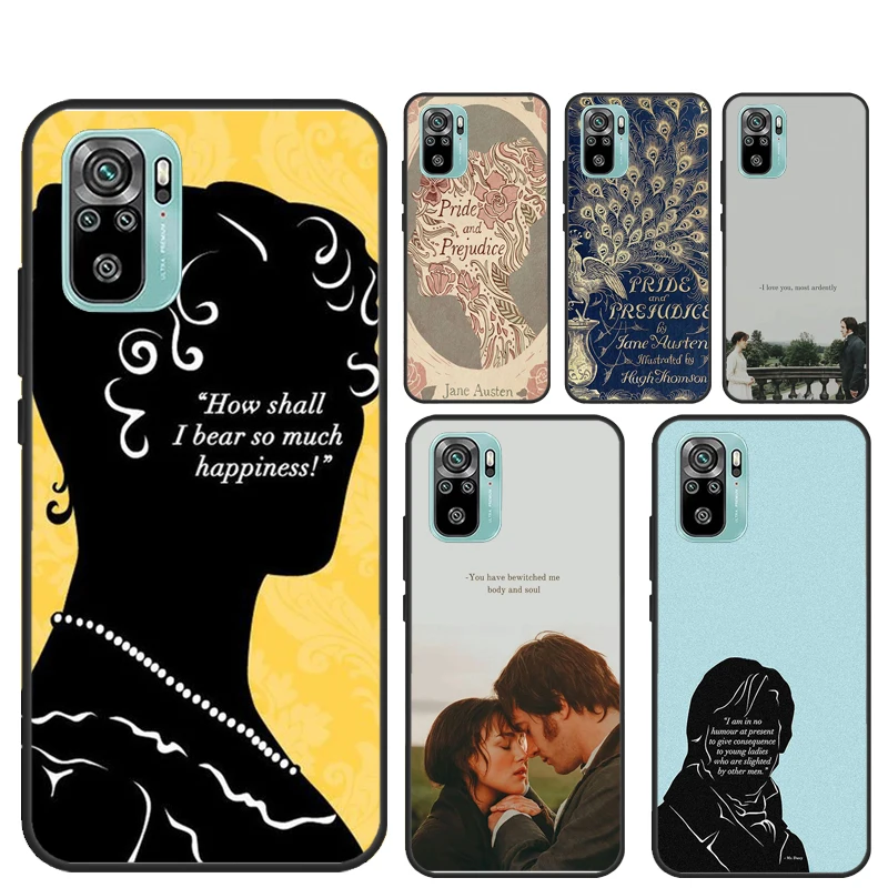 Чехол Pride And Prejudice Jane Austen Funda для Xiaomi Redmi Note 14 13 12 Pro 11 9 10 9S 10S 11S 12S 14C 10C 12C 13C