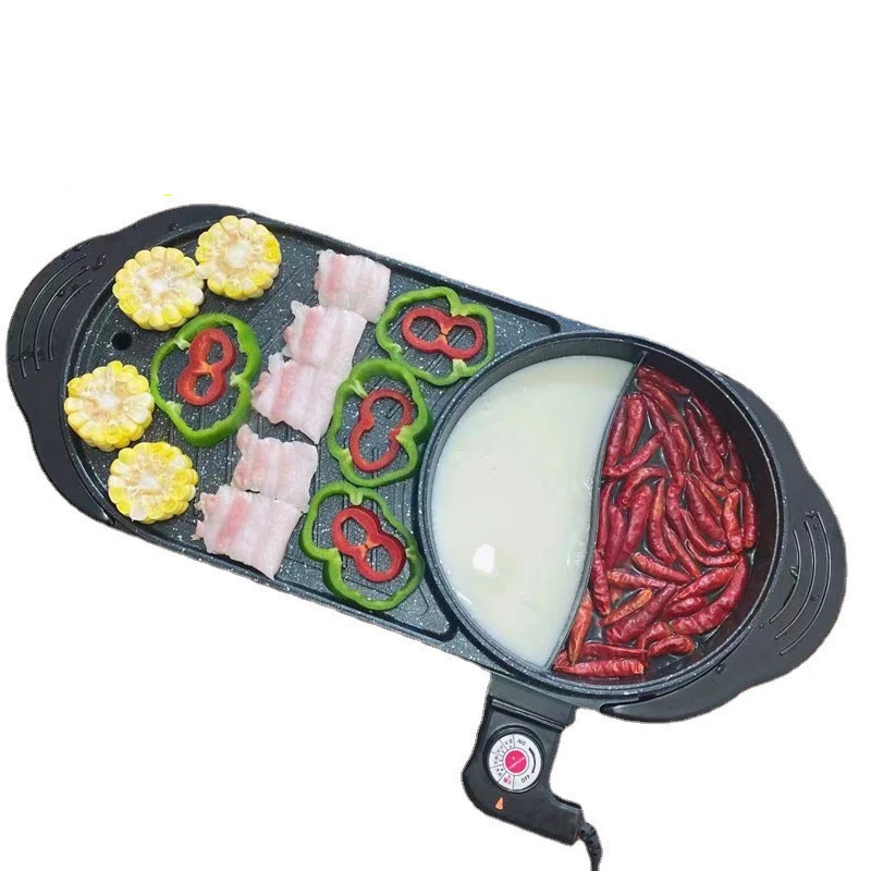 Горячий горшок для барбекю в Корейском стиле домашняя жареная рыба