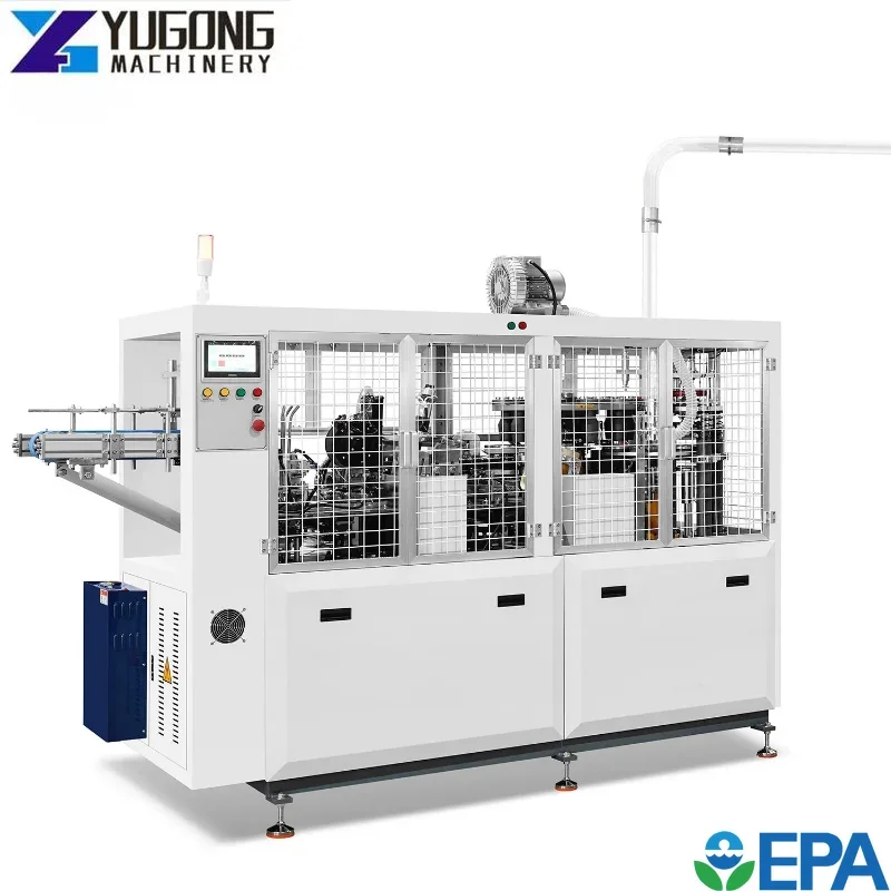 YG Высокоскоростная машина для изготовления бумажных чаш 150 г/м2 350 упаковка еды на