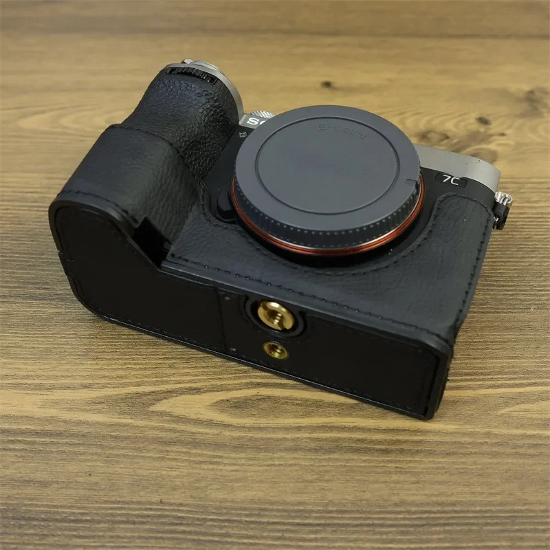 Получехол для камеры A7CII основание из искусственной кожи Sony A7C2 A7C Mark II защитная