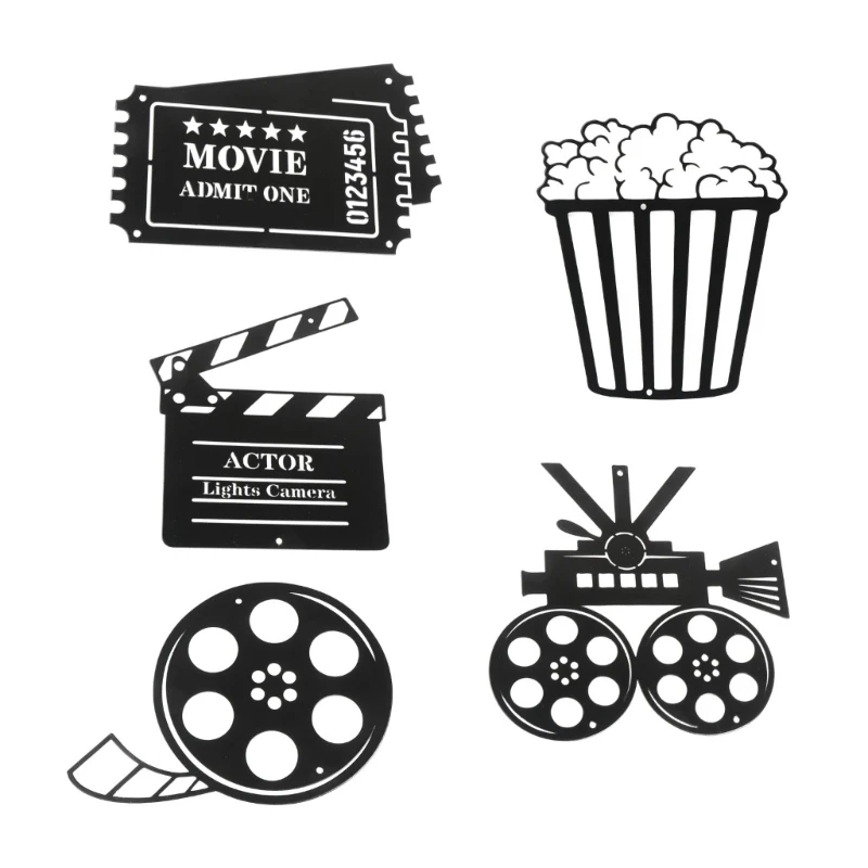 

5 шт./набор, декоративные украшения для кинотеатра