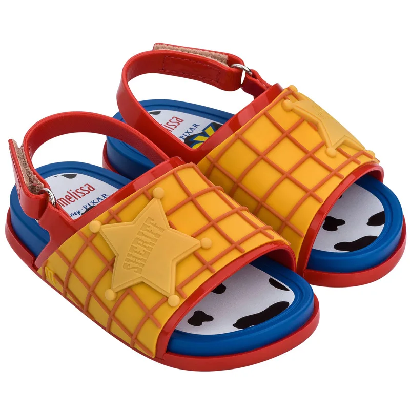 Детские сандалии-желе из ПВХ с мультяшным принтом |