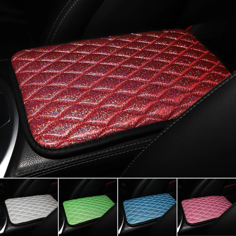 

Car Central Armrest Cover Mat PU Leather Anti Scratch Box Cover Pad Cushion Non Slip Storage Box Pad Car Interior Accessories