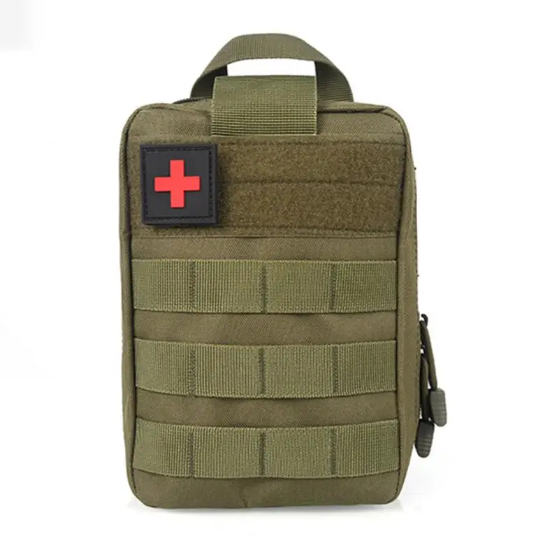 

Water Resistant Nylon Medical Pouch Anti-abrasion Flexibility Survival Kit Fold Out Zippered Mesh First Aid Pouch First Aid Kit