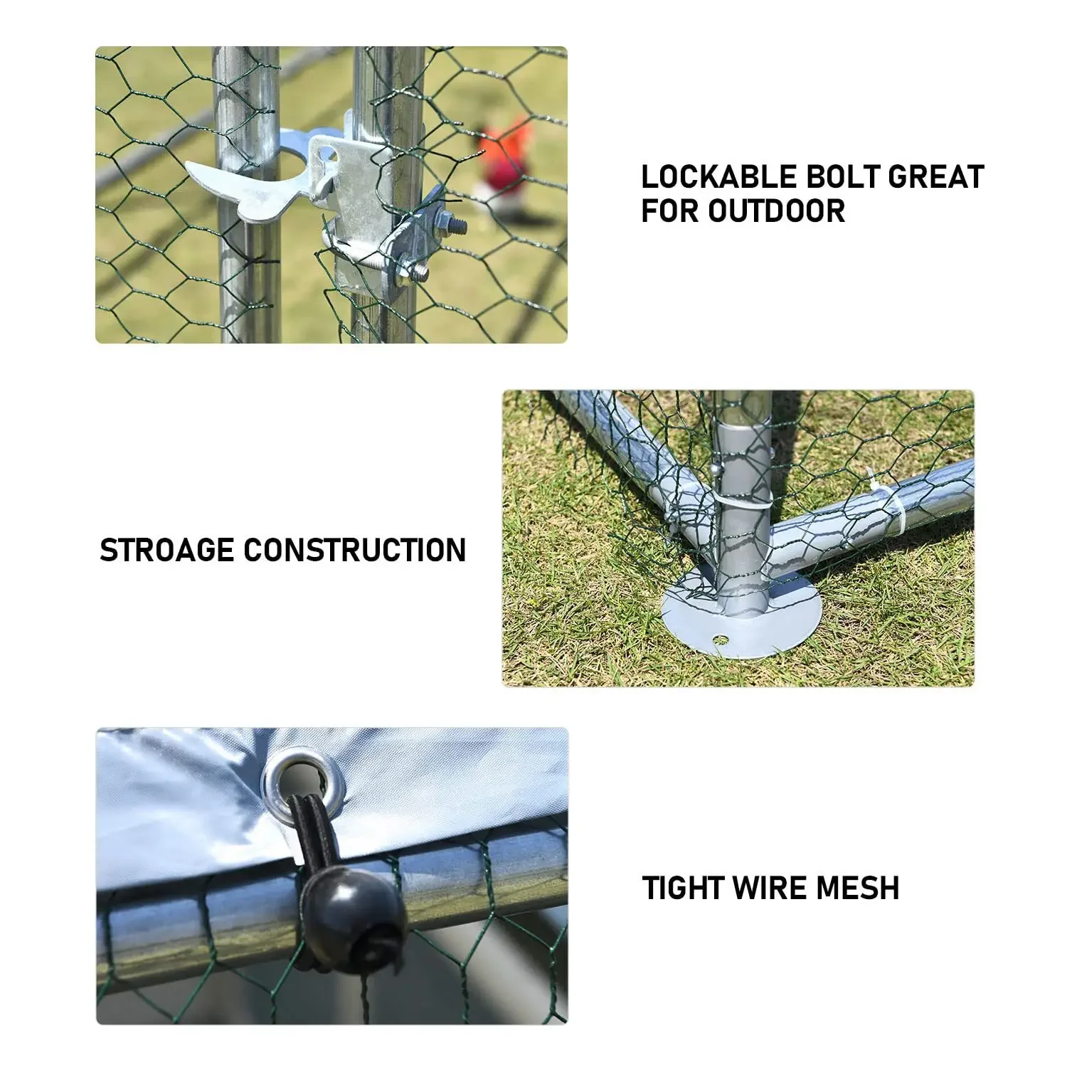 Наружный непромокаемый сарай для разведения большой бытовой курятник железная
