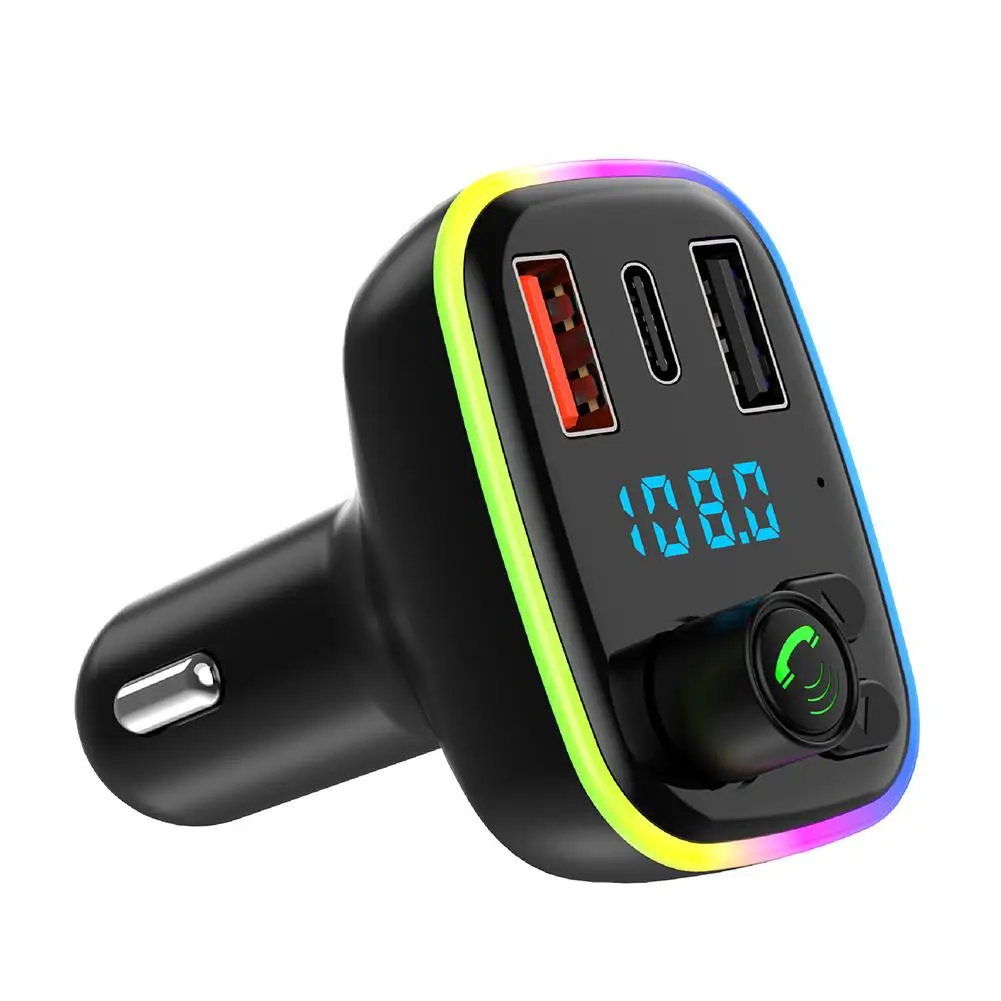 Беспроводной автомобильный FM-трансмиттер Bluetooth 5 0 с функцией Hands-free - купить по