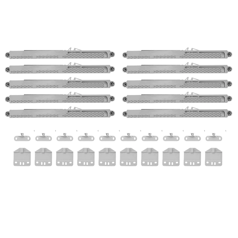 10Pcs/Lot Cabinet Glides Adapter Soft Closing System For Any Side Mount Drawer Sliding Buffer Damper Cupboard Retail