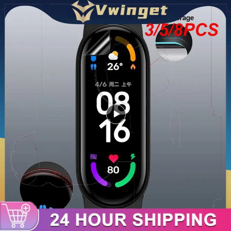 

3/5/8PCS Soft Screen Protectors Explosionproof Scratch-resistant Hd Film Protect Film Anti-fingerprint Hydrogel Film