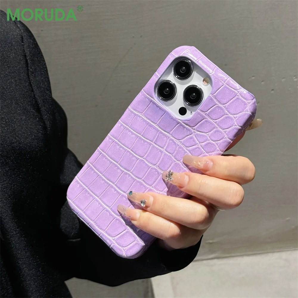 Чехол для телефона с 3D крокодиловым узором IPhone 13 12 Mini 15 Pro 14 Max 11 Xs X XR 7 8 Plus Кожаный