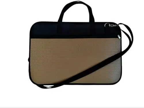 

Gorgeous 15.6 Inch Laptop Sleeve with Transversal Metalassê Bag (Rose)