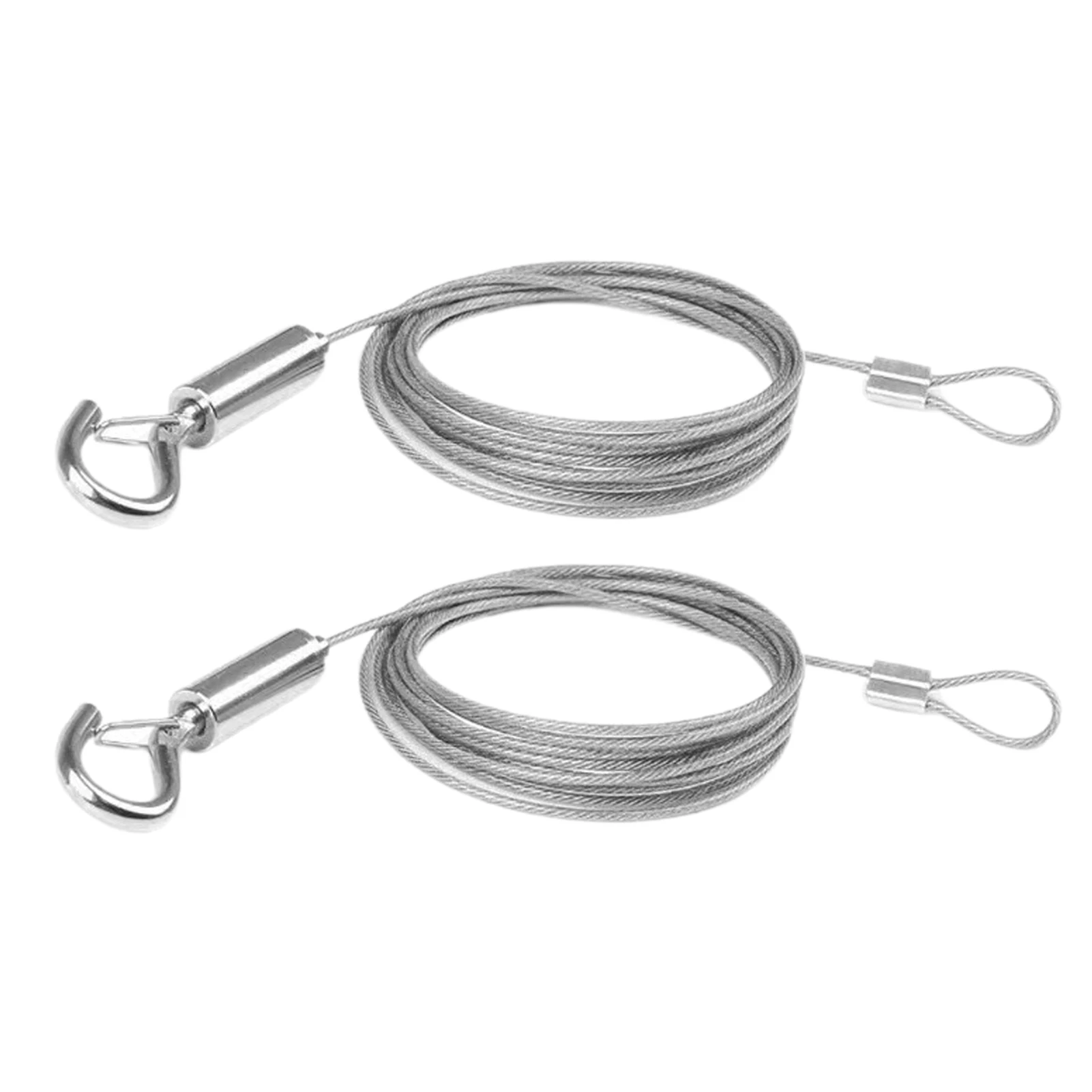 

2pcs Multifunctional Washing Line Picture Hanging Wire Heavy Duty For Mirror Home Indoor Outdoor Adjustable Stainless Steel