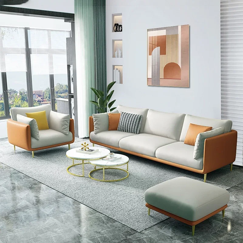 Европейский двухместный одноместный диван в скандинавском итальянском стиле