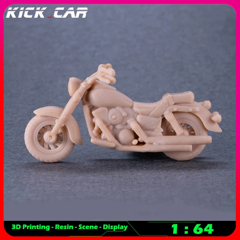 

Kickcar 1/64 Motorcycle Wheel Moving Model Car Diorama Uncolored Resin Garage Scene Repair Tools Decoration Simulation Scene Toy