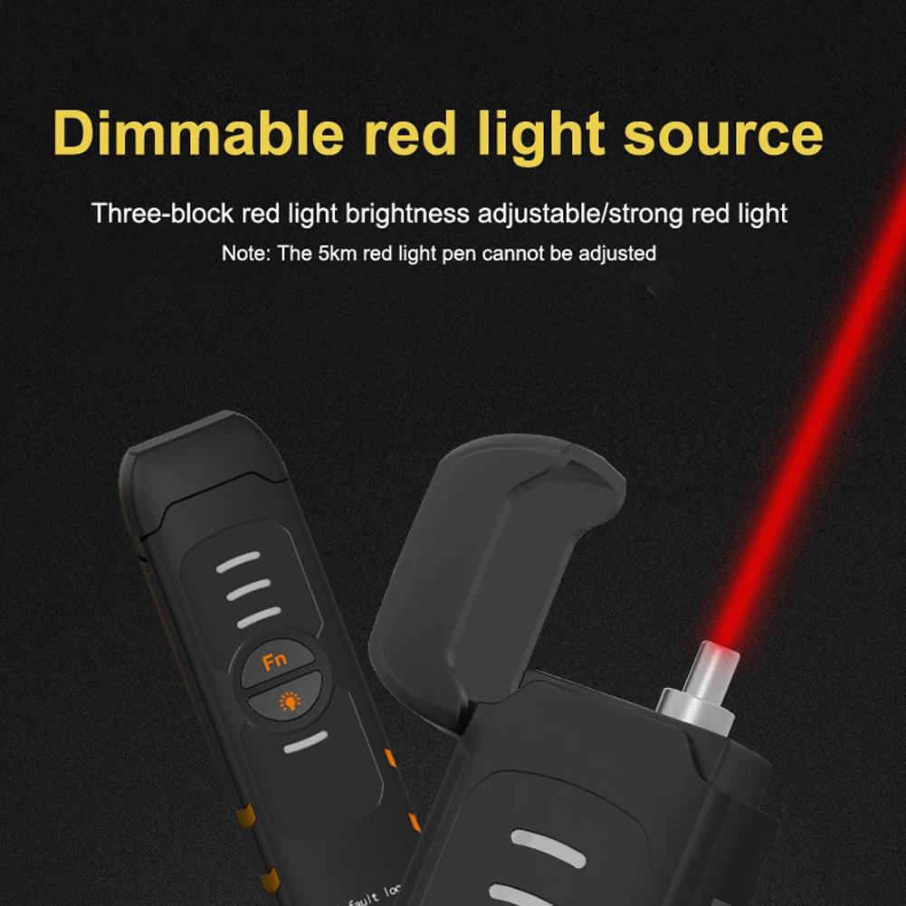 New 5-30MW Fiber Optic Tester Pen VFL Red Light Optical Fiber Optic Red Light Pen Visual Fault Locator images - 6