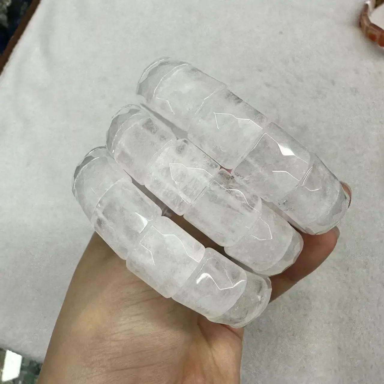 Новая форма 11*15 мм натуральный красивый браслет с кристаллами энергетический