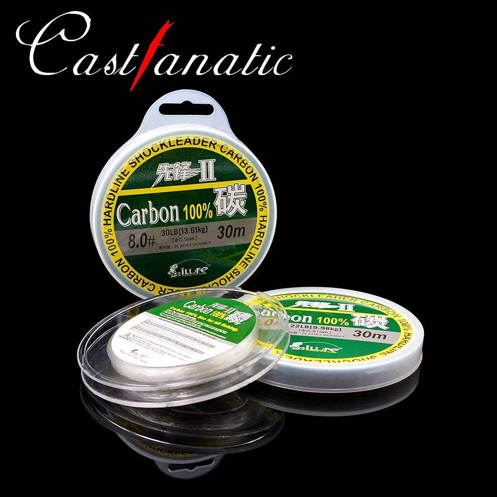 30 м 100% фторуглеродная леска 4-45BL монофильная ударная из углеродного волокна
