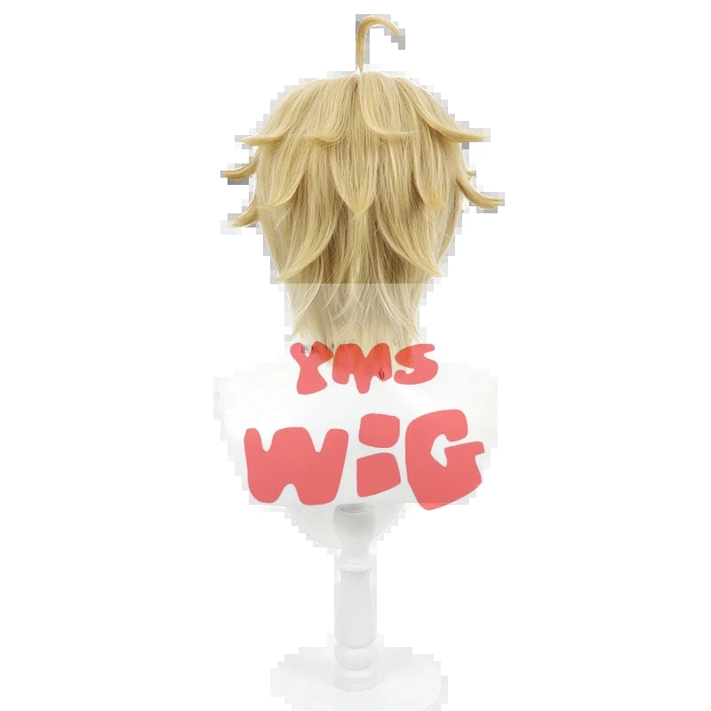 Новый Arknights модный кожа текила косплей парик короткие желтые термостойкие