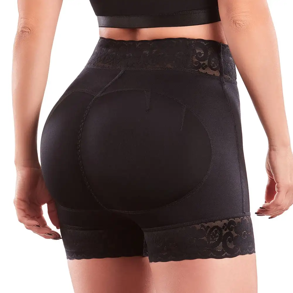 Fajas Colombianas High Waisted Hip Enhancer Panties Short Butt Lifter Body Shaper Tummy Control Waist Trainer Pads Seamless