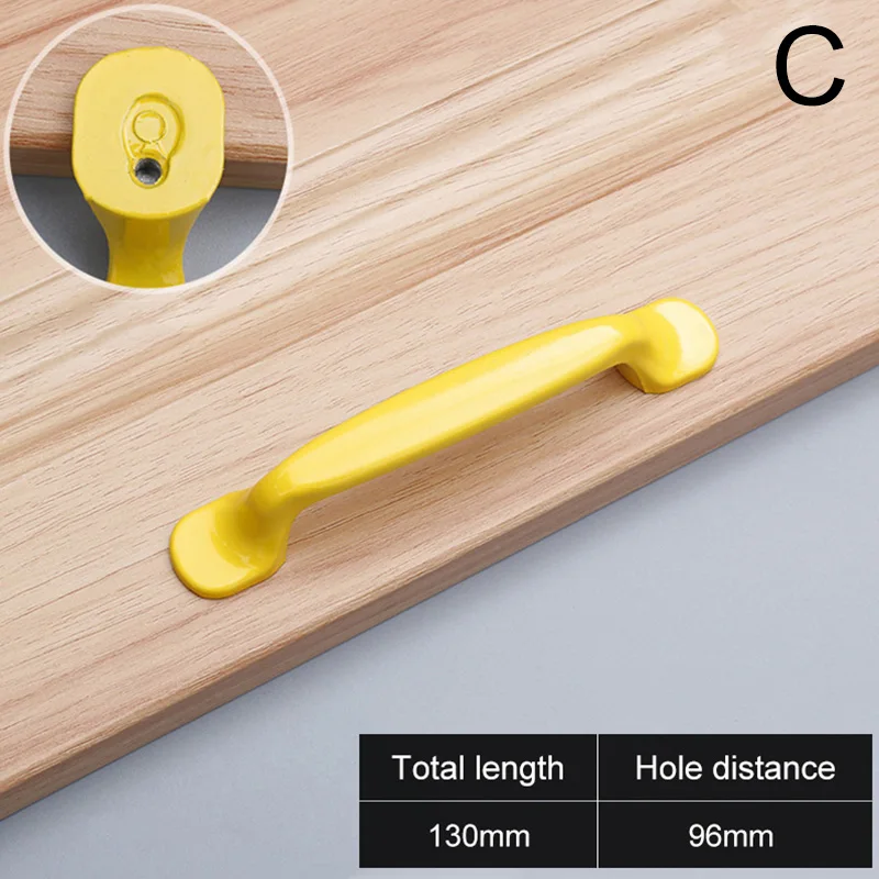 

Ручки для шкафов Candy Color алюминиевые 96/128 мм