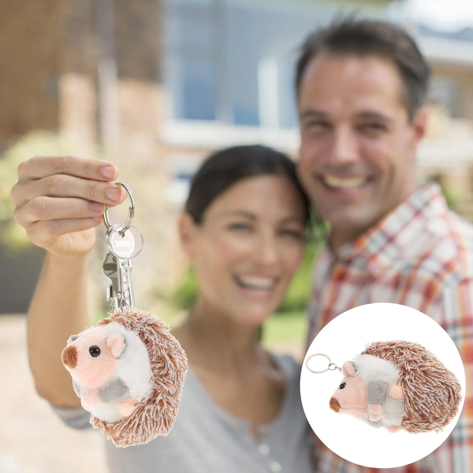 

Stuffed Plush Keychain Creative Pendant Ornaments Key Rings Keychains Key Holder for Car Key Decoration Stich
