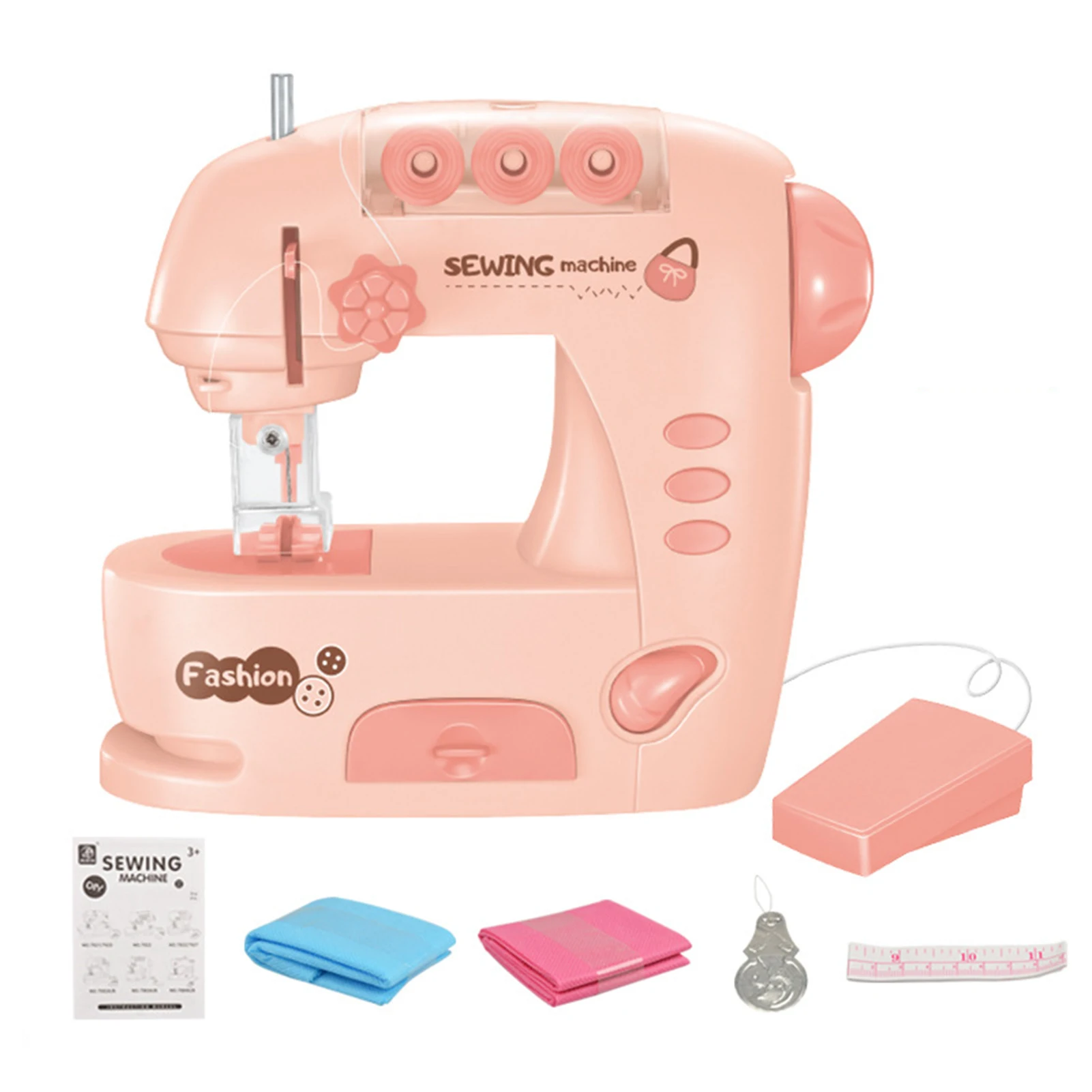 

Mini Sewing Machine Kids Sewing Machine With Built-In Stitches Double Threads Mending Machine With Foot Pedal